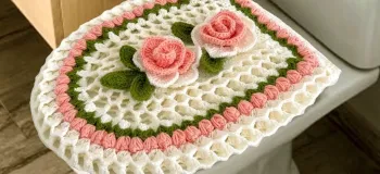 چگونه حمام و دستشویی خود را به زیبایی تزئین کنید / ایده قلاب بافی برای توالت فرنگی !