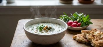 آش دوغ سنتی؛ راز پخت آشی ترش، خوش رنگ و لعاب دار که عطرش همه را به سفره دعوت می کند
