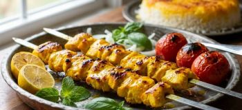 جوجه کباب نرم و آبدار با ماست و زعفران؛ راز خوشمزگی جوجه های رستورانی در خانه!