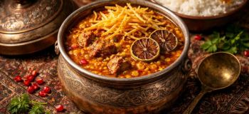 طرز تهیه خورشت قیمه مجلسی با ترفند ترد ماندن سیب زمینی؛ راز قیمه خوش رنگ و جاافتاده رستورانی!
