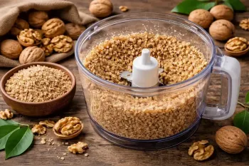 کدام دستگاه گردو را بدون روغن انداختن خرد می کند؟