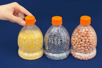 ساخت جاحبوباتی مینی / ایده های بازیافت بطری پلاستیکی برای آشپزخانه