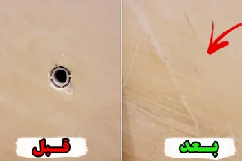 نحوه تعمیر کاشی و سرامیک های سوراخ شده بدون جا ماندن اثر