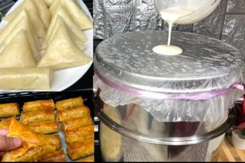 طرز تهیه نان سمبوسه بدون نیاز به ماهیتابه / قابل نگهداری در یخچال