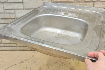 نحوه ساخت اجاق گاز با سینک شکسته برای باغ