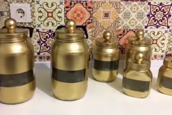 بازیافت بطری شیشه ای / نحوه ساخت بانکه های حبوبات با بطری های دورریز