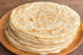 طرز تهیه نان لواش فقط با آرد و آب در ماهیتابه