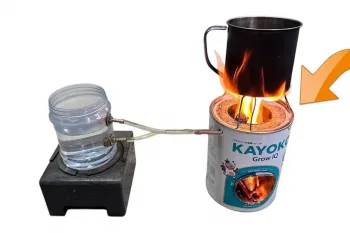 آموزش ساخت اجاق شنی (یک ابتکار خلاقانه برای پخت و پز و گرمایش)