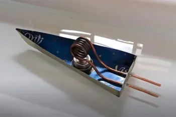 نحوه ساخت اسباب بازی قایق تندرو با قوطی حلبی