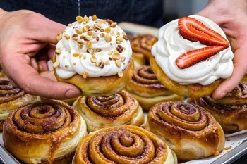 آموزش پخت شیرینی خوشمزه با ماست و آب گرم!