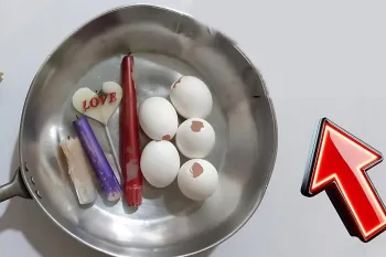 ایده تزیین خانه با شمع و پوست تخم مرغ