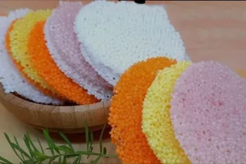 دستور پخت پاپاد شیرینی سنتی و رنگی