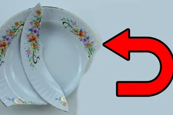 ترمیم چینی شکسته / بازیافت بشقاب های قدیمی و شکسته