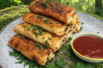 بلینچیک پنکیک ارمنی / نازک و خوشمزه پرشده با سبزیجات