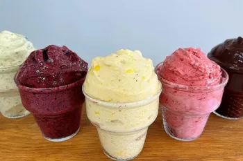طرز تهیه بستنی رژیمی بدون شکر! بدون خامه بدون شیر