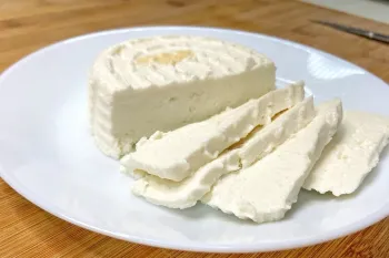 طرز تهیه پنیر خانگی کم کالری فقط با ۲ ماده اصلی