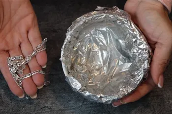 آموزش برق انداختن نقره و اکسسوری با ۱ قاشق نمک