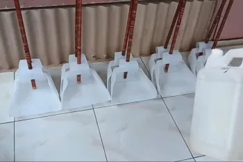 بازیافت بشکه پلاستیکی / آموزش ساخت خاک انداز از بشکه های ۵ لیتری
