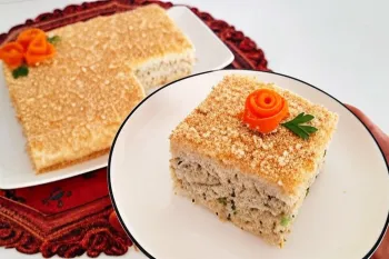 طرز تهیه کیک مرغ مجلسی برای مهمونی های خاص