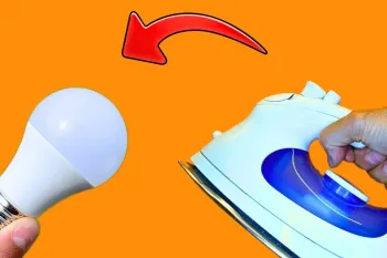 دیگه لامپ سوخته را دور نندازید / تعمیر آنی لامپ با اتو