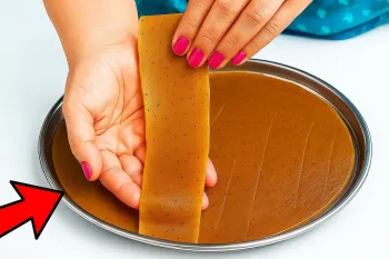روش جدید تهیه لواشک نرم و تازه با یخ بدون نیاز به آفتاب