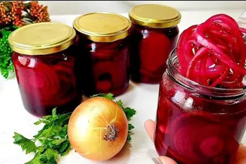 طرز تهیه ترشی پیاز بدون نمک! بدون سرکه