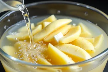 دیگه سیب زمینی سرخ نکن / طرز تهیه سیب زمینی سرخ شده فرانسوی با آب بدون نیاز به روغن
