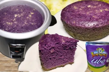 طرز تهیه کیک بنفش / دستور پخت متفاوت کیک رنگی در پلوپز