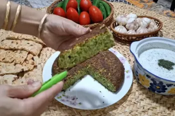 طرز تهیه کوکو گیلانی / دستور پخت کوکو باقلا خوشمزه تر از کوکو سبزی