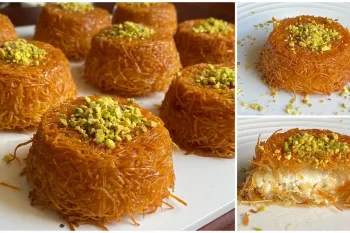 طرز تهیه کنافه ترکی دسر خوشمزه و مجلسی