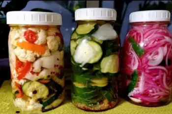 طرز تهیه ۳ نوع ترشی ساده و خوشمزه با سبزیجات
