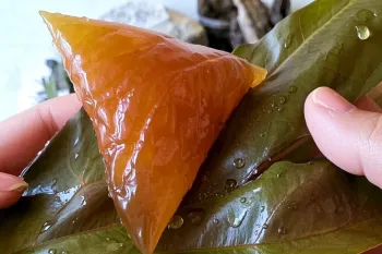 طرز تهیه دستور کوفته برنجی با برگ درختان