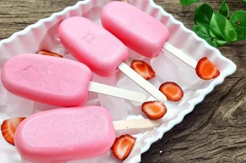 طرز تهیه بستنی ژله ای رنگی و خوشمزه بدون بستنی ساز