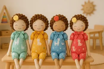 آموزش ساخت عروسک پارچه ای فقط از ضایعات پارچه
