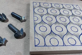 جادوی حکاکی روی چوب ام دی اف با CNC