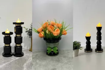 ساخت گلدان و شمعدان های شیک و دکوری فقط با بطری پلاستیکی