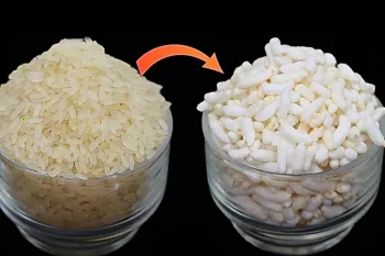 طرز تهیه برنجک با پف فراوان بدون نیاز به سرخ کردن