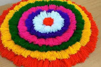 روش آسان ساخت پادری های رنگی برای خانه و آشپزخانه
