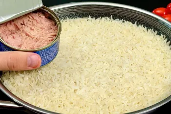 تن ماهی و برنج در خانه دارید؟ یه دستور ساده، سریع و خیلی خوشمزه!