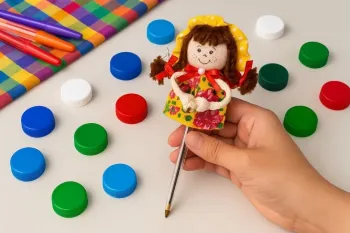 آموزش ساخت خودکار تزئینی با عروسک پارچه ای | ساده ، بامزه و خلاقانه
