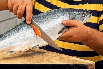 آموزش راحت ترین روش پاک کردن ماهی | بدون بو، بدون تیغ، بدون دردسر!