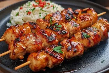 طرز تهیه جوجه کباب لطیف و آبدار با سیخ چوبی
