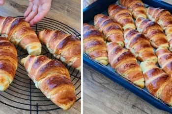 طرز تهیه کروسان بازاری در خانه
