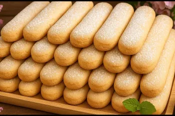 فقط سه ماده اولیه! در ۱۰ دقیقه! کوکی های خانگی لطیف برای دسر تیرامیسو