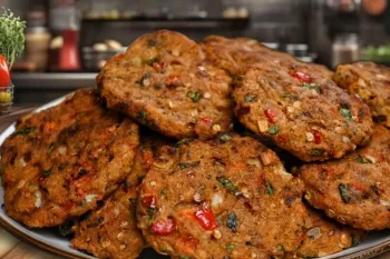 طرز تهیه کتلت عربی بدون گوشت و تخم مرغ سالم، رژیمی!