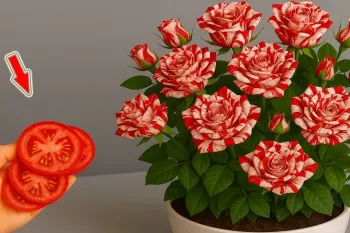 گوجه فرنگی در خانه دارید / روشی طبیعی برای کاشت و تکثیر گل رز در گلدان