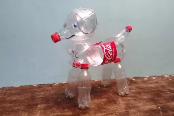 نحوه ساخت سگ پاپی با بطری های بازیافتی