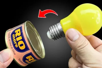 یک قوطی تن ماهی معمولی را به یک چراغ LED خیره کننده تبدیل کنید