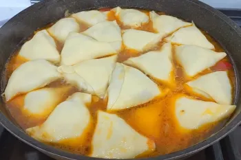 من دیگه سمبوسه را سرخ نمیکنم / طرز تهیه خورش سمبوسه به روش کاملا جدید و خوشمزه