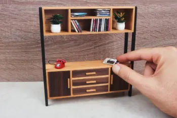 ایده های خلاقانه برای ساخت مبلمان مینیاتوری ساده و خاص برای خانه عروسکی